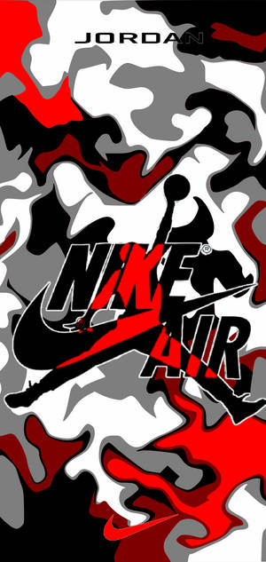 Nike-graffiti — Galaxy A18 Bakgrunner