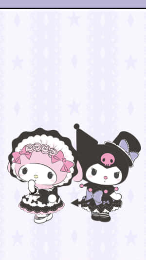 Kuromi Iphone — Sanrio GIF Bakgrunner