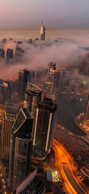 Kuwait luftfoto bakgrunnsbilde — ROG Phone 9 FE Bakgrunner