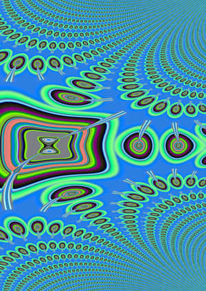 Trippy Blue — OnePlus Pad Bakgrunner