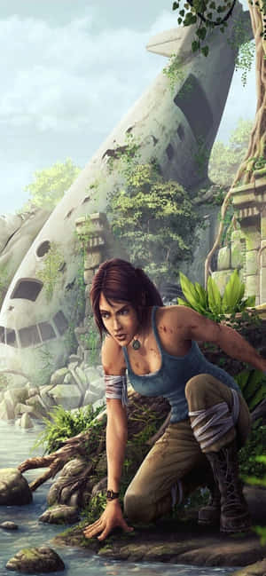 iPhone Xs Max Rise Of The Tomb Raider Bakgrunn — Galaxy S24 FE Bakgrunner