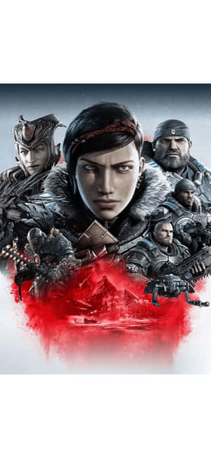 Iphone X Gears Of War 5 Bakgrunn — Moto G77 Bakgrunner