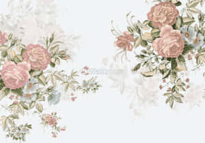 Rosa blomster