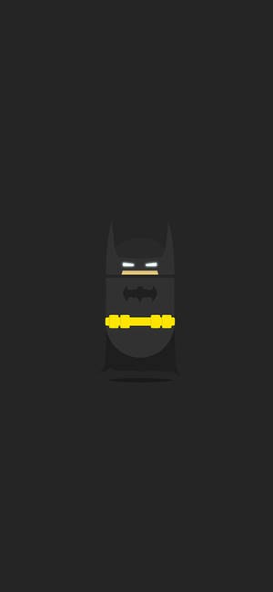Batman I Minimal Mørk iPhone — Galaxy S24 FE Bakgrunner