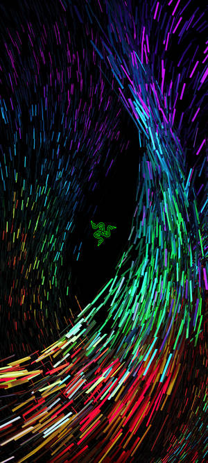 RGB abstrakt Razer-logo bakgrunnsbilde — iPhone 18 Pro Max Bakgrunner