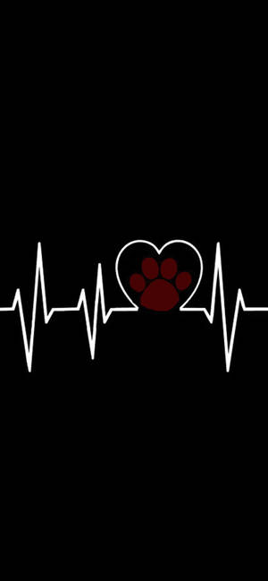 Lifeline Paw Print bakgrunn — iPhone 18 Pro Bakgrunner