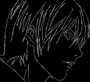 Light Yagami profilskisse