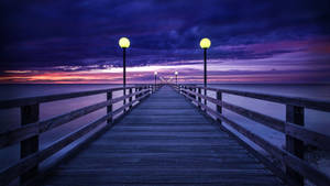 Lilla estetisk solnedgang i Los Angeles bakgrunnsbilde — Solnedgang i los angeles Bakgrunner