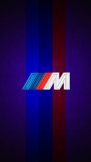 Lilla med striper BMW M-logo — Bmw Bakgrunner