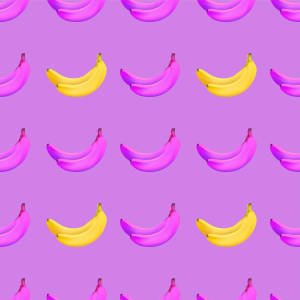Lilla og gule bananer bakgrunnsbilde — 1:1 Bakgrunner