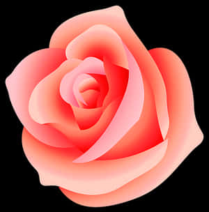 Livlig rosa rosegrafikk
