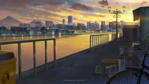 Lo Fi Anime Chill — Anime landskap Bakgrunner
