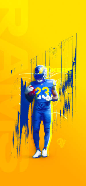 Los Angeles Rams 23 bakgrunnsbilde — iPhone 14 Bakgrunner