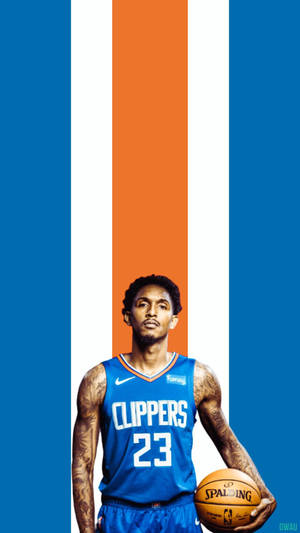 Lou Williams vertikale striper bakgrunnsbilde — 9:16 Bakgrunner