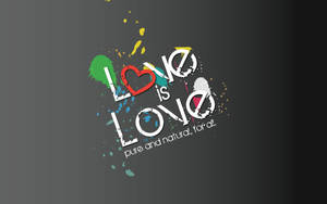 Love Is Love Kunstsitat bakgrunnsbilde — Kjærlighet estetisk GIF Bakgrunner