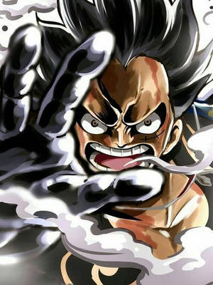 Luffy Gear 4 Raserende Hodeskudd bakgrunnsbilde — Luffy gear 4 Bakgrunner
