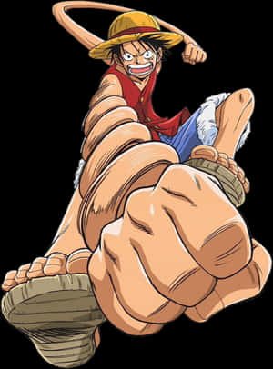 One Piece Luffy Stretch, HD Png Download — Pastell iPhone Bakgrunner
