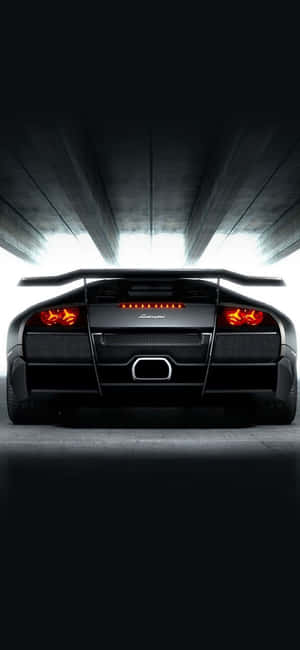 Svart Lamborghini iPhone — Vivo X300 Ultra Bakgrunner