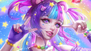 Lilla anime-bakgrunn