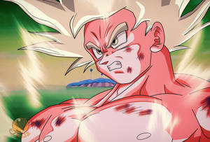 Lys gult hår Ultra Instinct Goku — Ultra Instinct Goku Bakgrunner