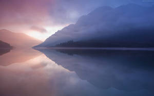 Macos elve refleksjon estetisk Mac — Estetisk Bakgrunner