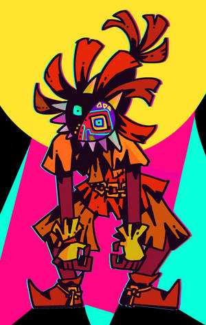 Majora's Mask Pop Art — Galaxy Tab S10 Ultra Bakgrunner