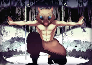 Maskert Inosuke PFP — Kul demon slayer Bakgrunner