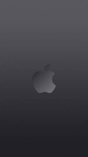 Matt svart Apple-logo iPhone SE — iPhone Se Bakgrunner