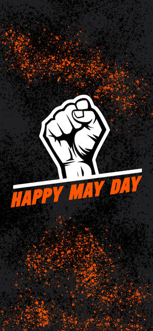 May Day kunstverk bakgrunnsbilde — iPhone 18 Pro Max Bakgrunner