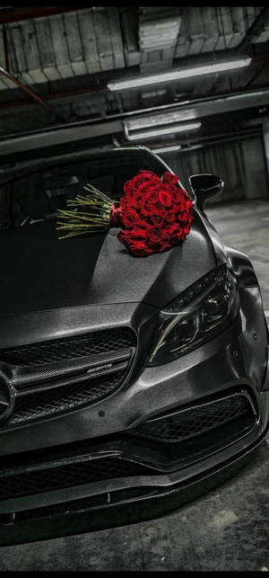Mercedes iPhone X 3D Rose — iPhone 15 Pro Bakgrunner