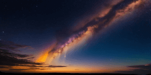 meteor,nattehimmel,stjerner,stjerneskudd,strek,rom,astronomi,kosmisk,galakse,undring,lysende,mørk,himmel,skumring,himmellegeme