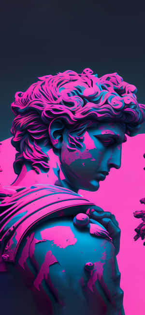 Vaporwave Bakgrunn — iPhone 13 Pro Bakgrunner