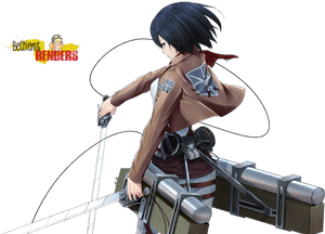 Mikasa Ackerman Render av Bechienot-d6doimp - Attack on Titan Render, HD Png-nedlasting