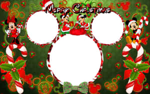 mikke mus juleramme — Disney jul Bakgrunner