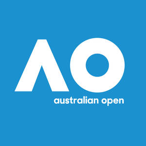 Minimalistisk Australian Open-logo bakgrunnsbilde — 1:1 Bakgrunner