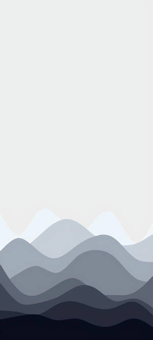 Minimalistisk kunstbølge bakgrunnsbilde — iPhone 16e Bakgrunner