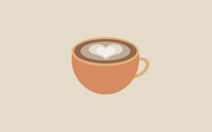 Minimalistisk estetisk kopp cappuccino — Minimalistisk estetikk Bakgrunner
