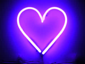 Neonhjerte — Neon estetikk Bakgrunner