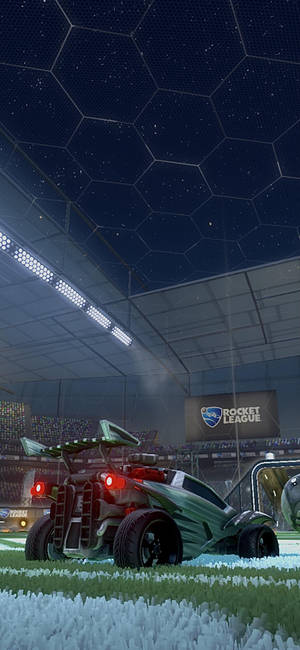 Mintgrønn Octane-bil Rocket League Iphone — iPhone 18 Bakgrunner