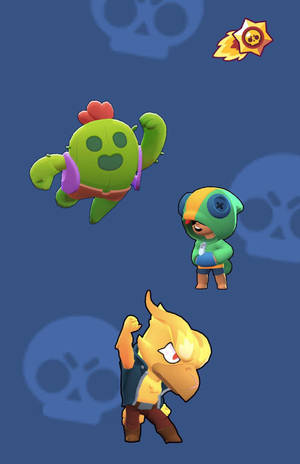 MOBA-karakterer Brawl Stars 4K — Honor MagicPad4 Bakgrunner