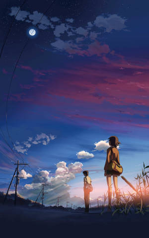 Mobil 5 Centimeter Per Sekund bakgrunn — Galaxy Tab S9 Ultra Bakgrunner