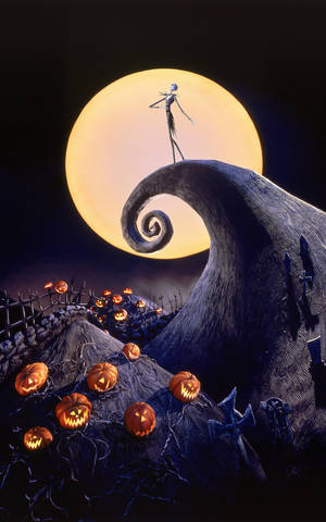 Mobile Nightmare Before Christmas bakgrunnsbilde — Galaxy Tab Bakgrunner