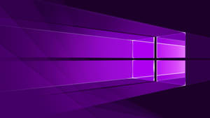 Mørk neonlilla Windows-logo