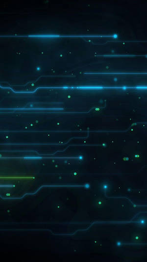 Mørk telefon med blå kretslys — Mørk telefon Bakgrunner
