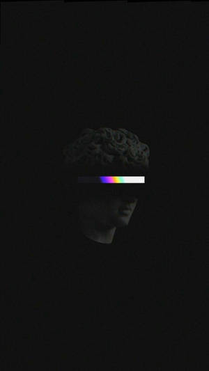 Mørk trippy statue — Mørk trippy Bakgrunner