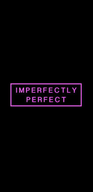 Mørkt tema rosa neon imperfectly perfect — Neon rosa estetikk Bakgrunner