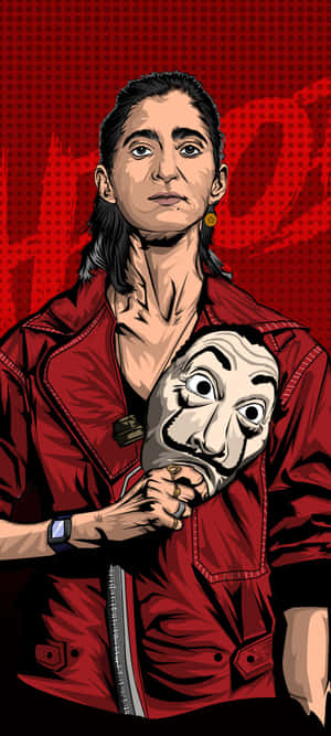 Money Heist Nairobi Plakat — Honor GT Pro Bakgrunner
