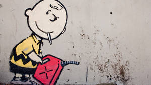 Morsom Anime Charlie Brown bakgrunnsbilde — Morsom Anime Bakgrunner