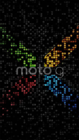 Motorola Colorful In Black — Motorola Bakgrunner