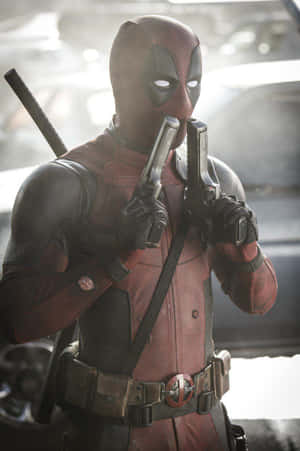 Munnen med Mansjett Returnerer - Deadpool 2 Filmplakat — Xiaomi Mix Bakgrunner